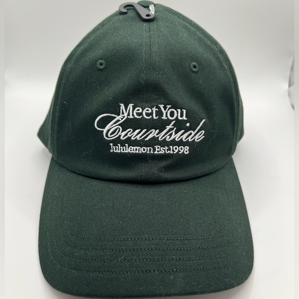 Lululemon “Meet You Courtside” Green and White Ballcap- NWT- Adjust Unisex S/M
